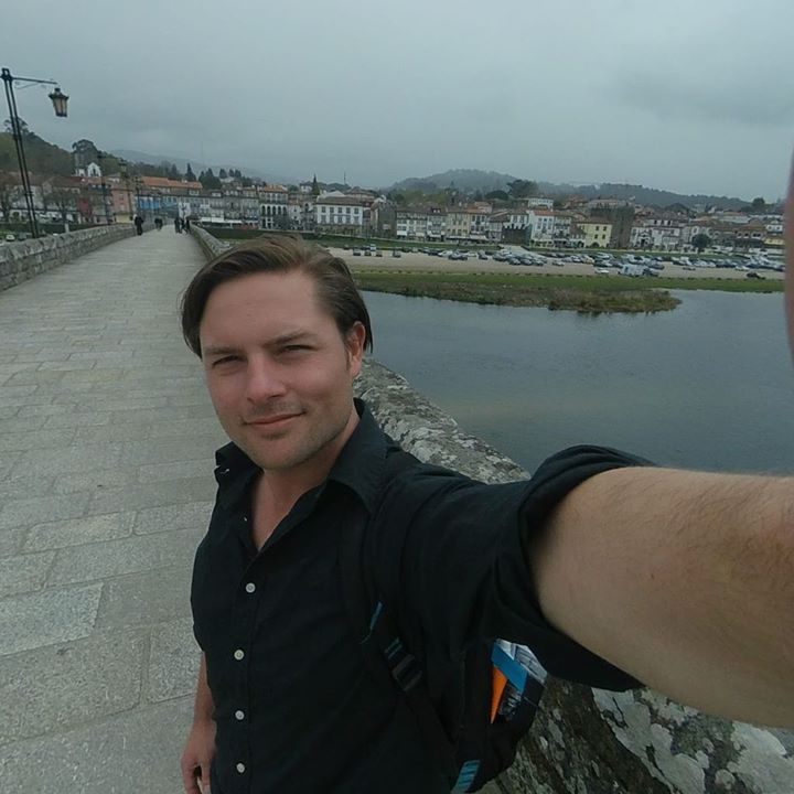 Crossing the bridge into Ponte de Lima